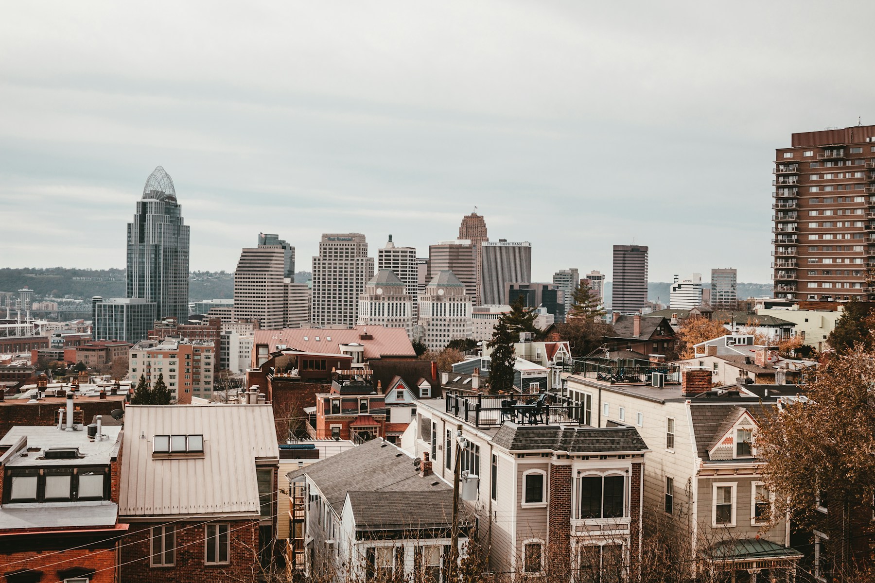 Cincinnati commercial skyline
